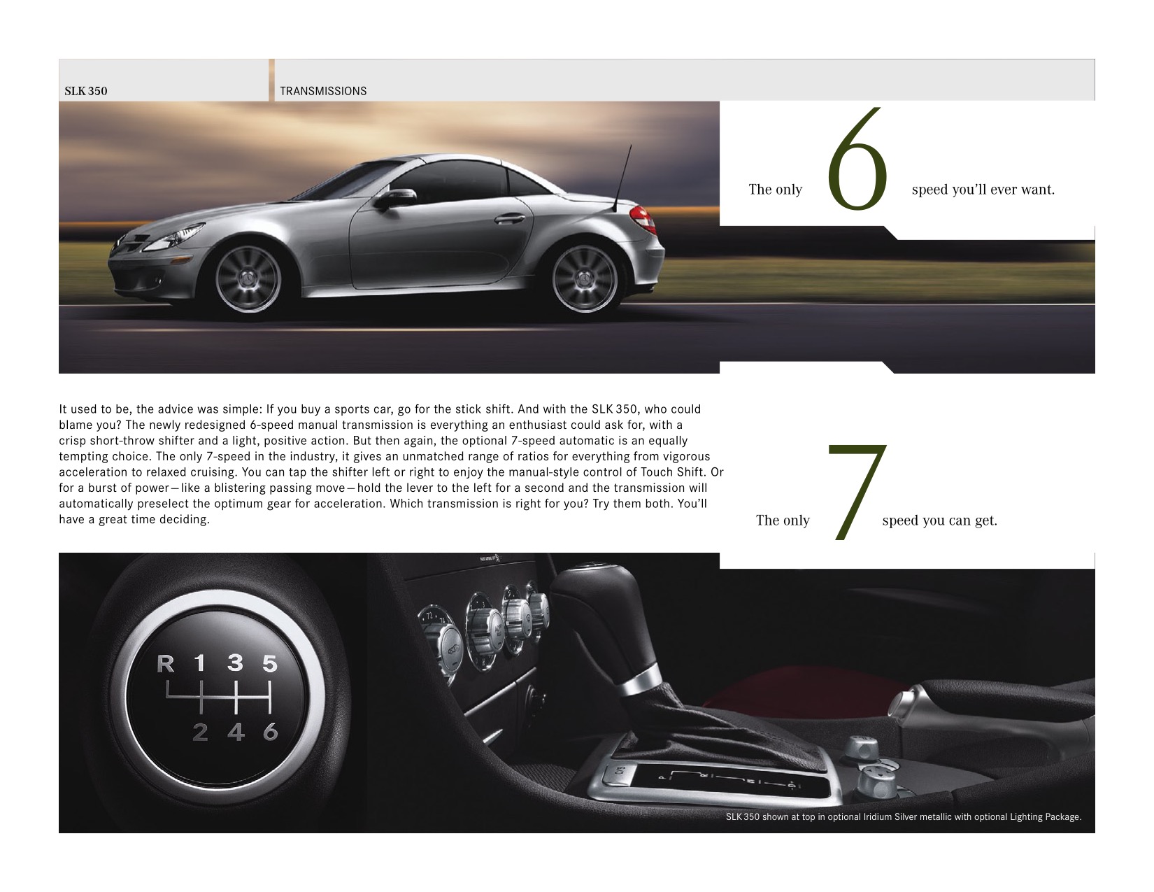 2005 Mercedes-Benz SLK Brochure Page 2